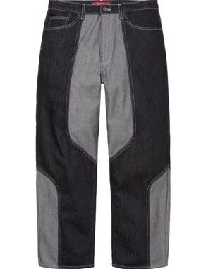 SUPREME 2 Tone Paneled Jean
